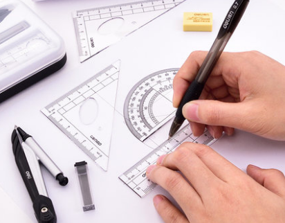 尺子/直尺/流沙尺/小青蛙套尺/功夫扇细节图