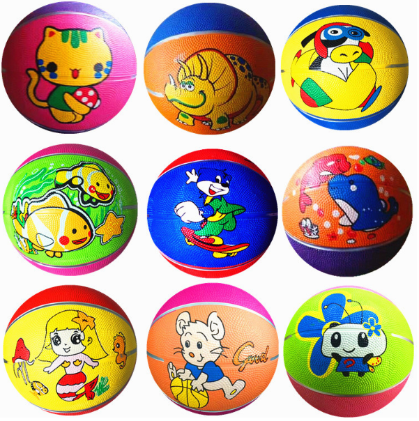 幼儿园专用3号篮球儿童橡胶篮球体育用品拍拍皮球