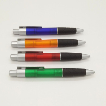 Transparent Color Pole Big Hook Plastic Office Advertising Ballpoint Pen Specification drawing