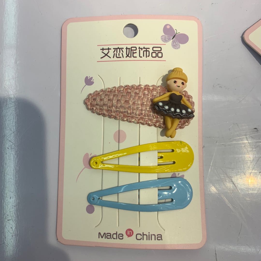 Cute kids cute cartoon character picture hairpin accessories bangs clip