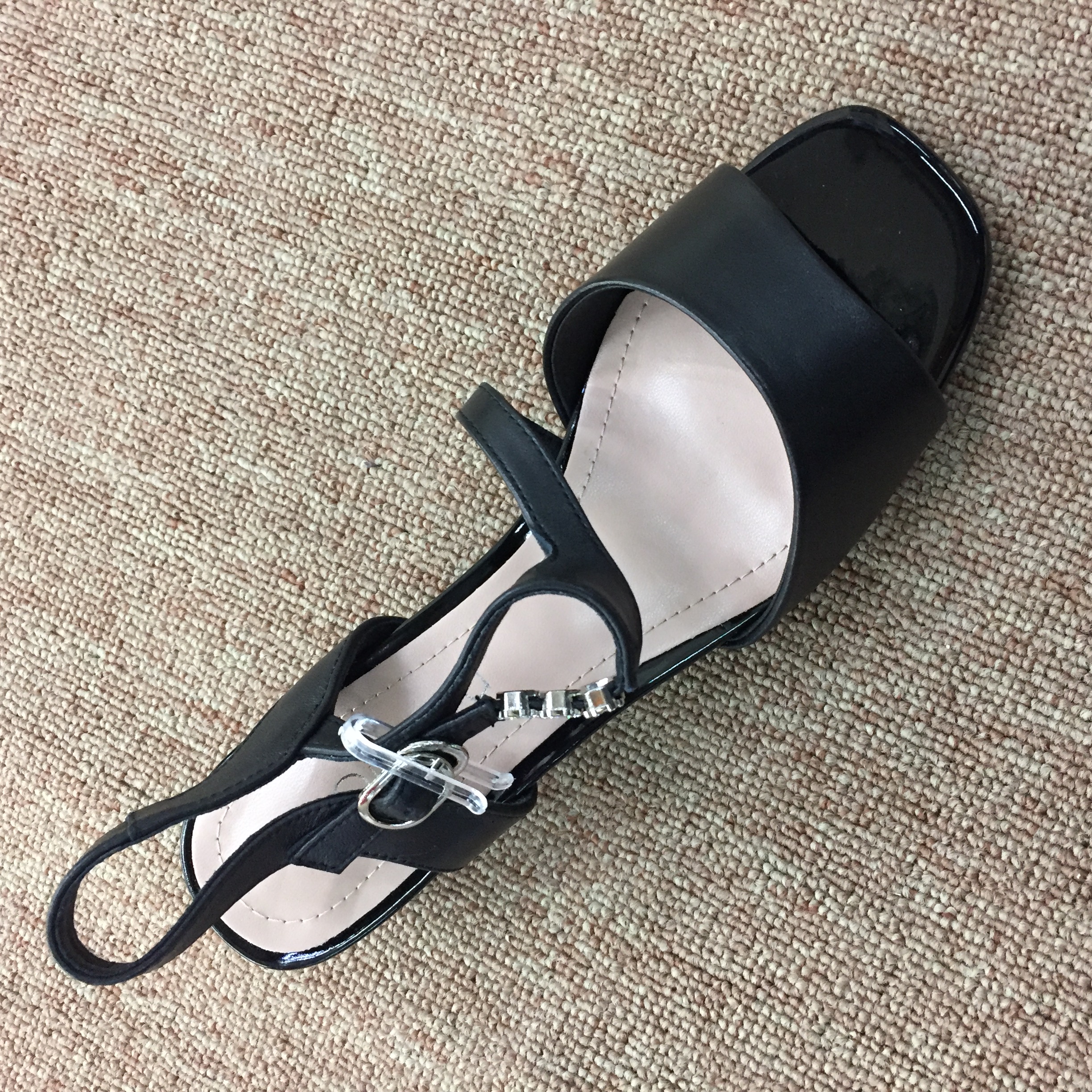 JQ1263金鲭鱼新款女士广州真皮休闲凉拖鞋