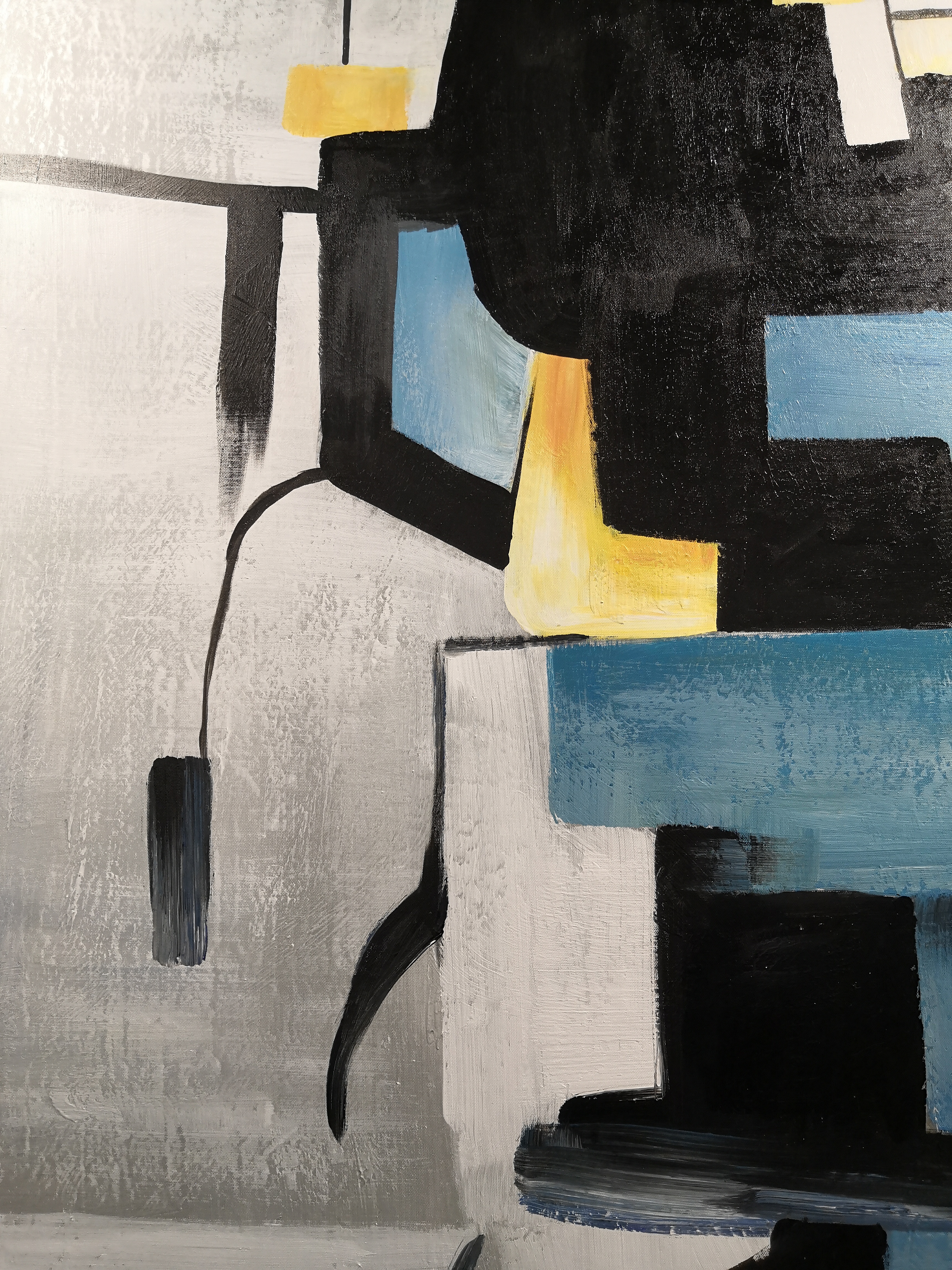 Office Learning Painting Oil Painting Modern Abstract Painting Large Porch Landscape Decorative Painting Simple American Living Room Hanging Painting details Picture