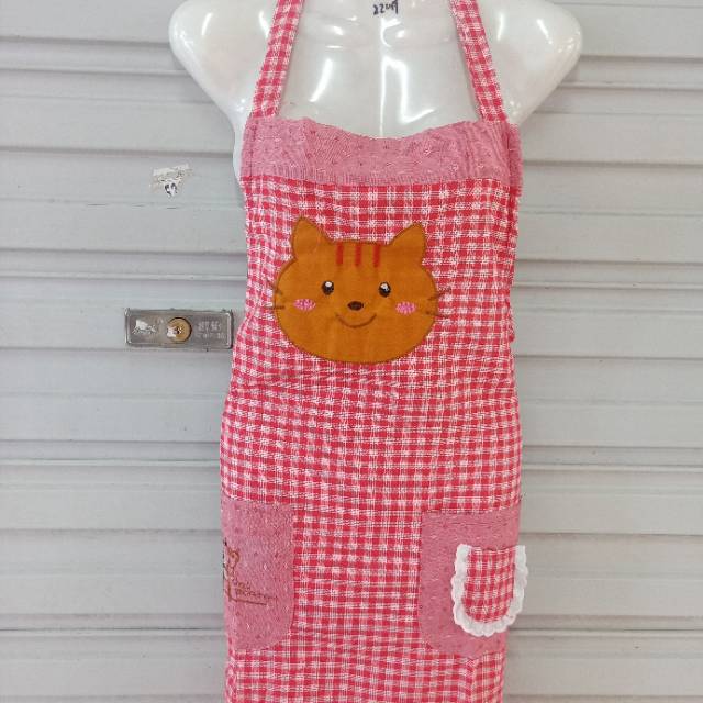 The apron is a pure cotton work uniform for home kitchen waiters. It is fashionable for women and waterproof and oil-proof for men