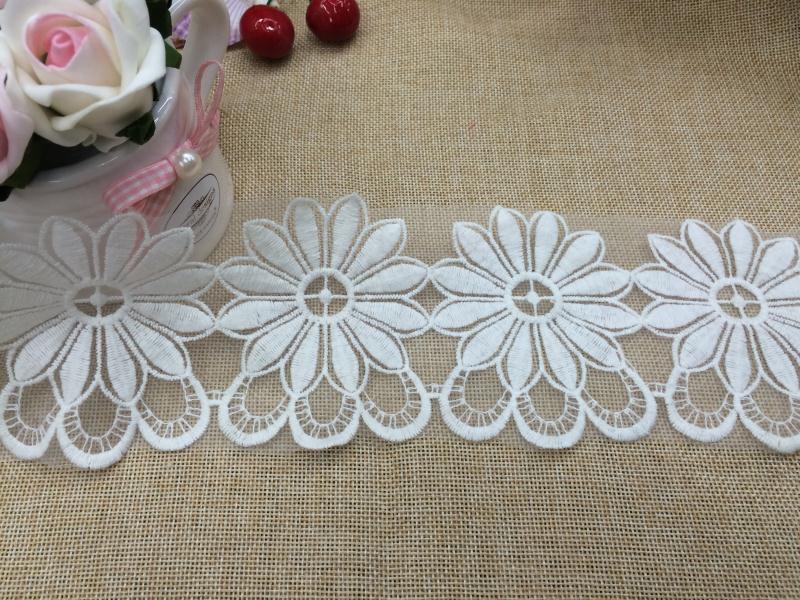 New water-soluble embroidery lace nylon lace for Guangdong flower-patterned clothing accessories Specification image