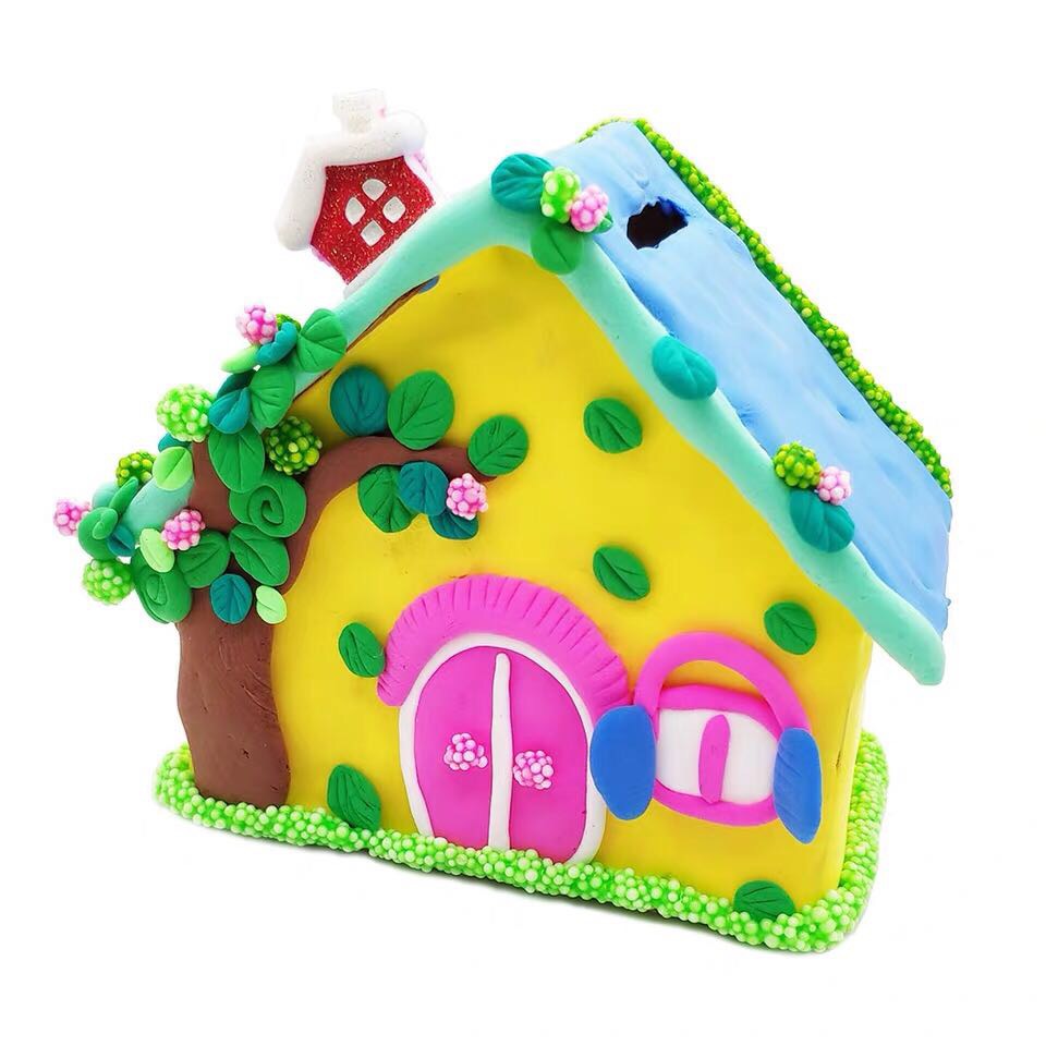 小房子手工diy存钱罐雪花啤酒立体储蓄罐细节图