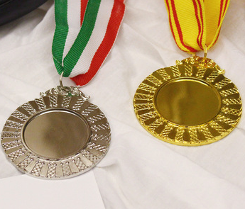 马拉松定做定制学校运动会金属比赛奖牌徽章挂牌产品图