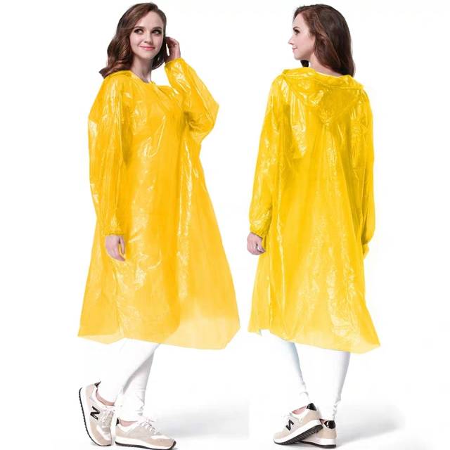 一次性雨衣雨裤分体加厚成人徒步透明儿童便携式防护雨披详情图2