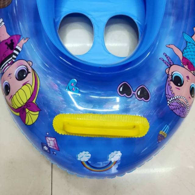 Inflatable yacht children's water play toys details Picture