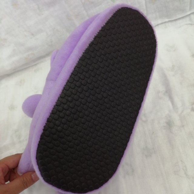 Home Shoes Non-Slip Indoor Floor Shoes Men's And Women's Spring Slippers Cute Cartoon Flat Floor Package With Bear Specification drawing