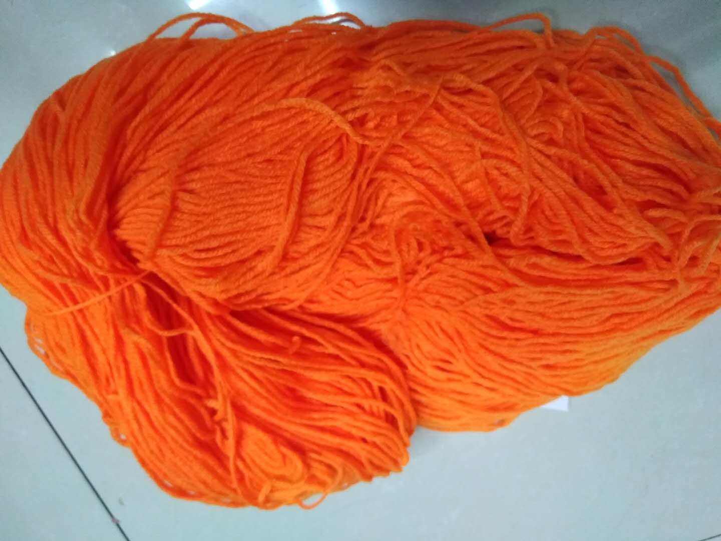 Wholesale Acrylic Hand-Knitted Crochet Slippers Cushion In Coarse Wool Line To Undertake Foreign Trade Line Deep