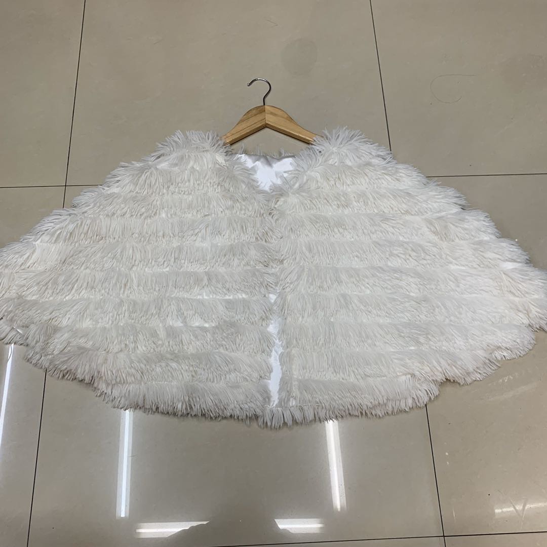 Simulation Wool Scarf White Shawl Fashion All Match Factory Direct Sales