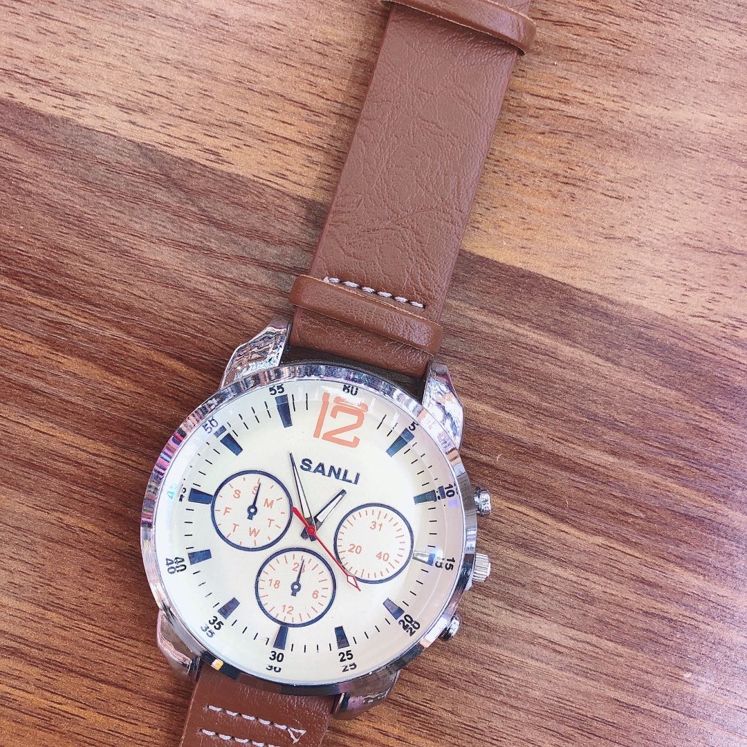 New concept ultra-thin, popular Douyin watch for male students, Korean version, simple, trendy, casual, waterproof and fashionable 2020 new style details Picture