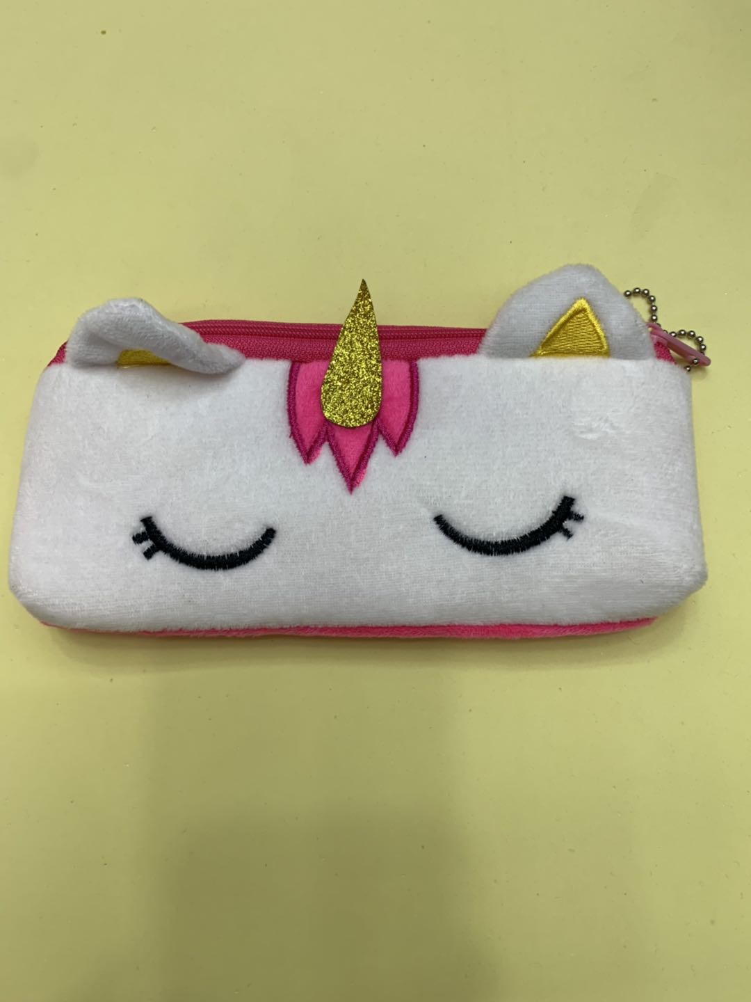 Polyester animal unicorn pen case creative children's cartoon toy storage case