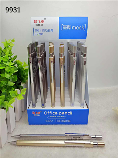Oufeiya diamond with rubber Sassafras copper blooming automatic pencil thumbnail