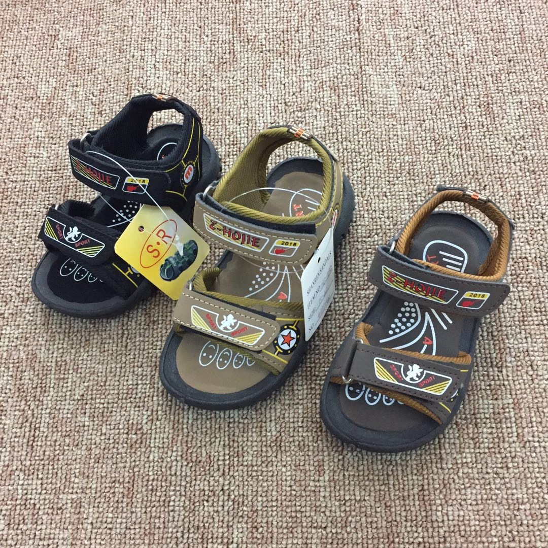 女童凉鞋皮夏季学步机能鞋幼儿男童包头婴儿鞋儿童