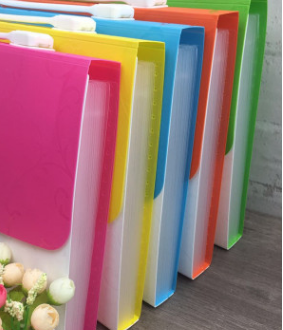 Creative student multi-layer file bag, folder, portable office bag A4 details Picture