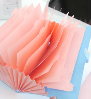 Multi-level folder, ticket storage bag, organ clip, organ folder, organ bag Specification image