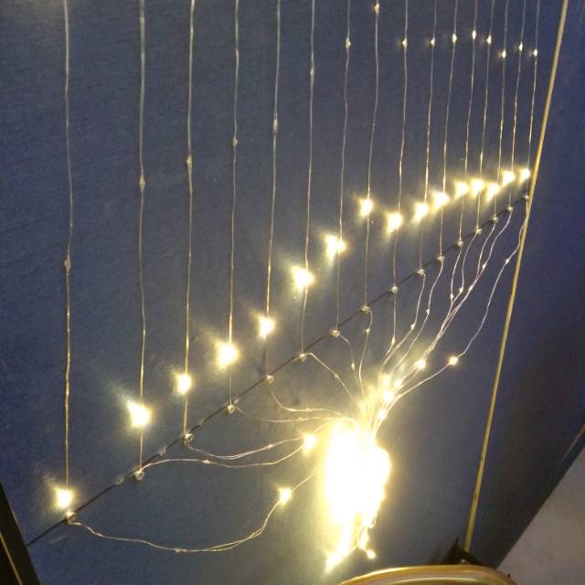 Popular led flashing light string Christmas tree-shaped energy-saving wall hanging details Picture