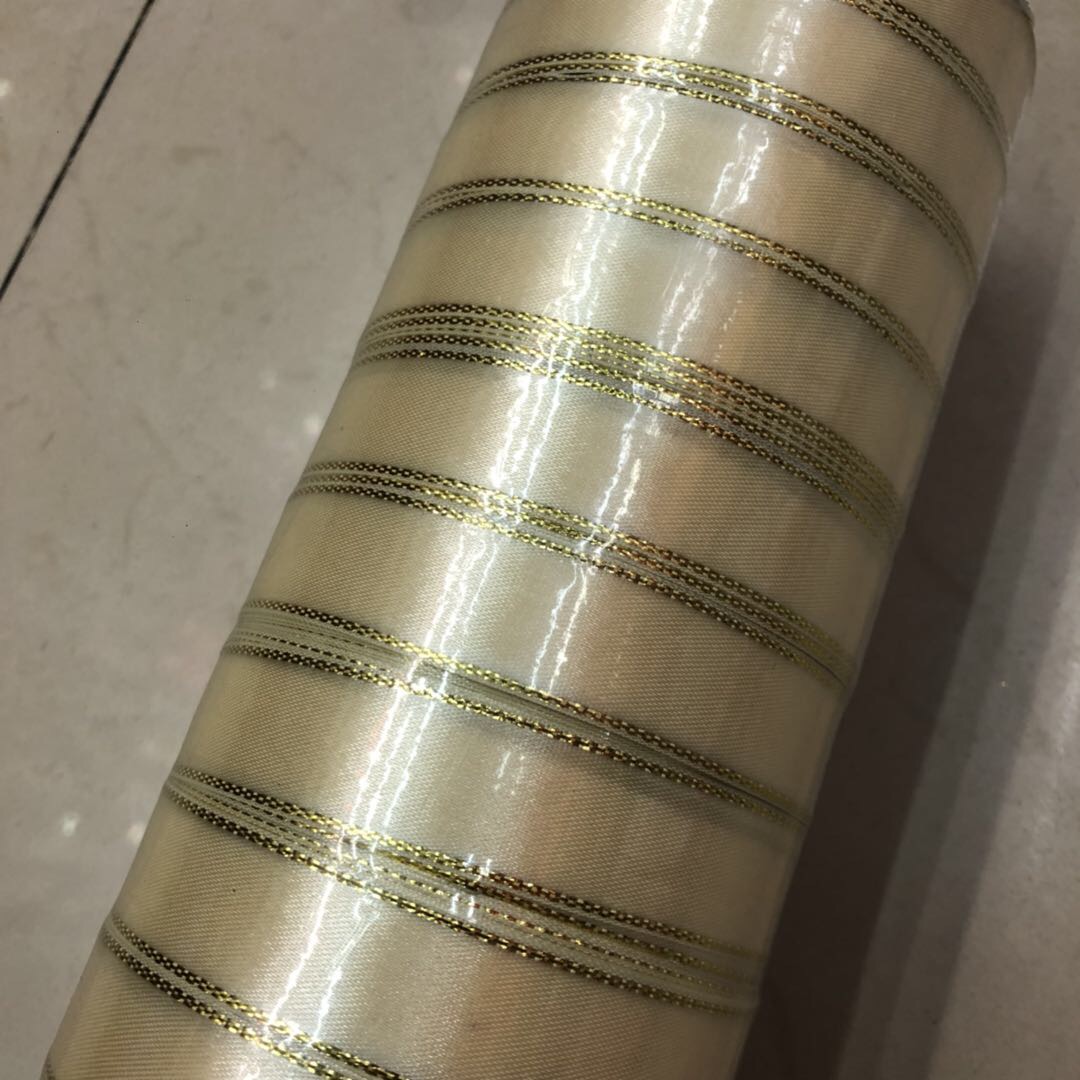 1.5 cm Sequins with gold borders, bows, ribbons, webbing, colored ribbons, satin ribbons, wedding silk ribbons, rolls, DIY wrapping straps Specification image