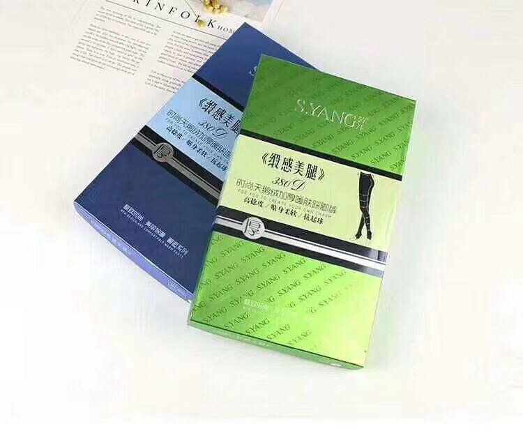 380D时尚天鹅绒加厚保暖肤色连裤袜细节图
