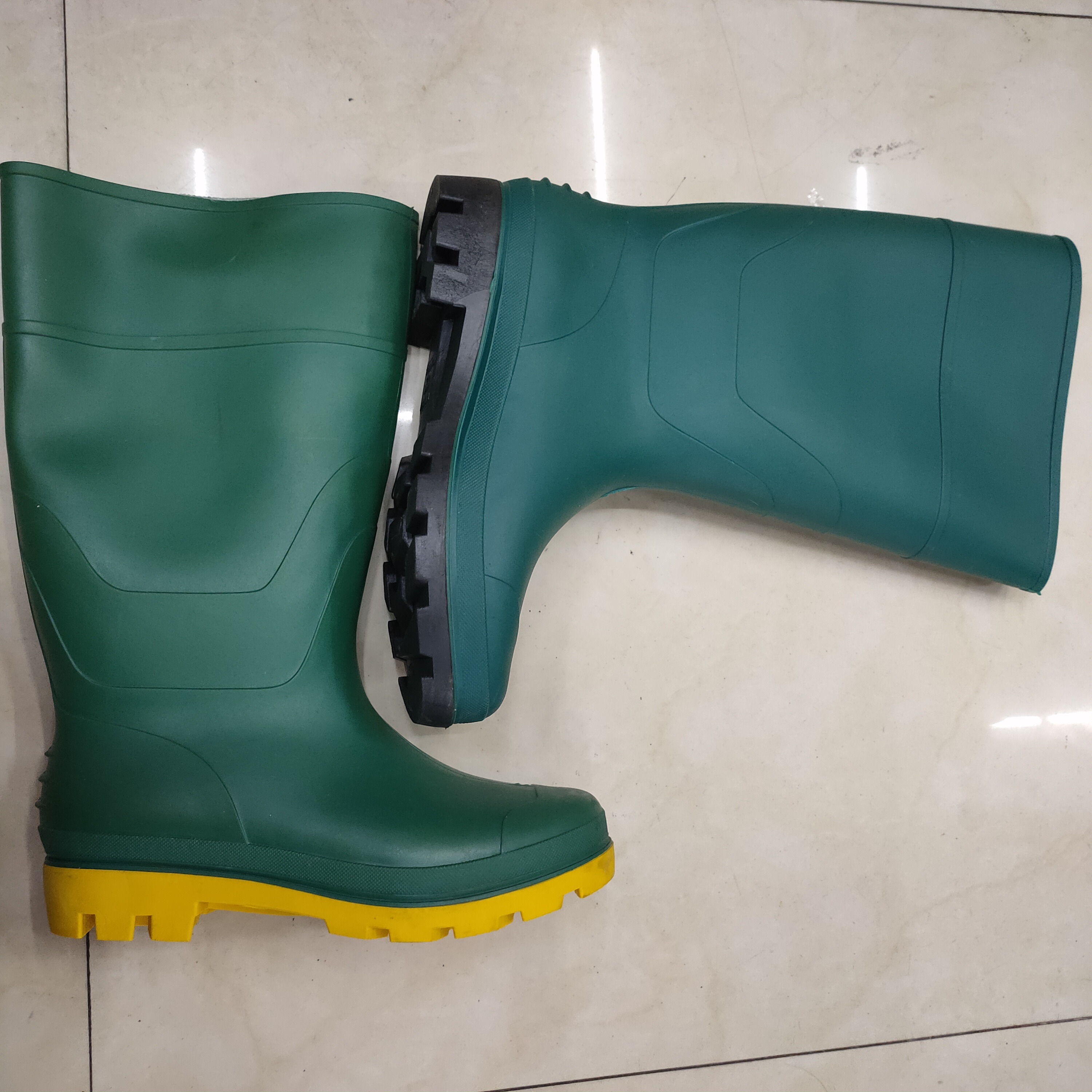 厂家批发PVC高筒女士雨靴  防滑女式雨鞋劳保用品防水防滑靴详情图3