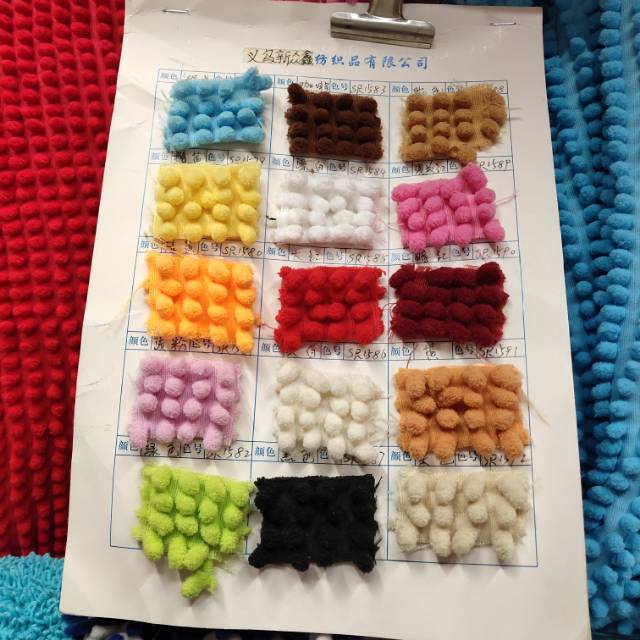 Mop Head Polyester Fabric Short Carpet Crafts Toy Fabric details Picture