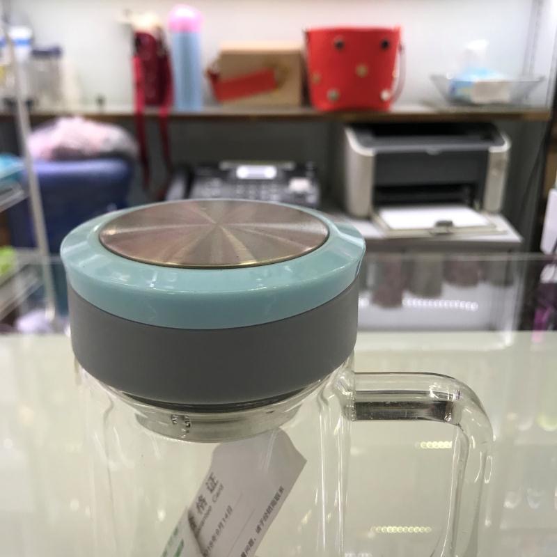 Tianxi double-layer glass office cups, household drinking cups, men's large-capacity tea brewing cups with LIDS and filters Specification image
