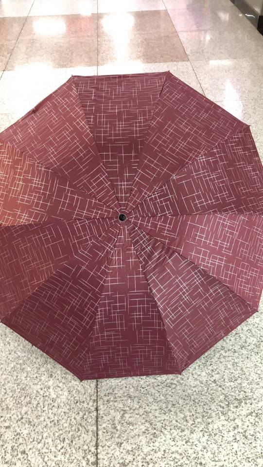 Three-fold umbrella, black rubber umbrella, super light umbrella Specification image