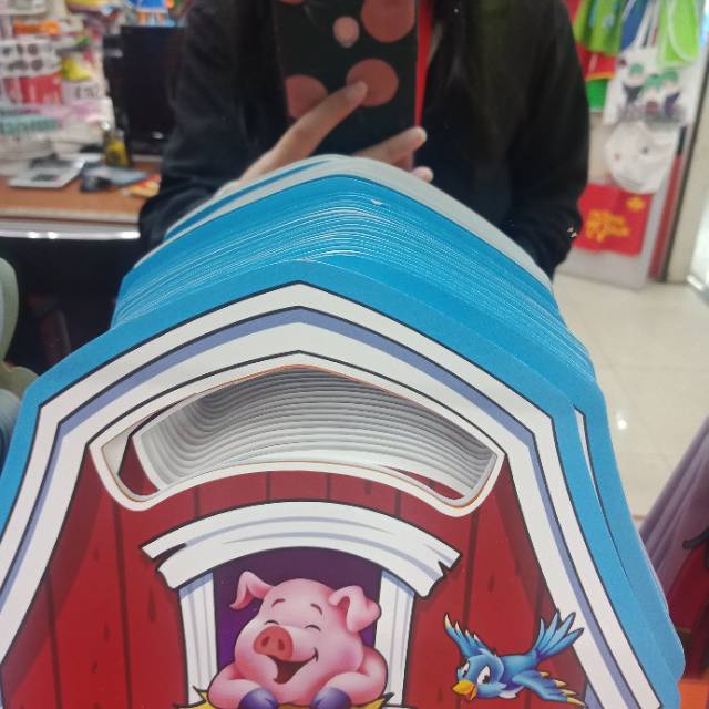 小猪屋女生卡纸手拿型玩具产品图