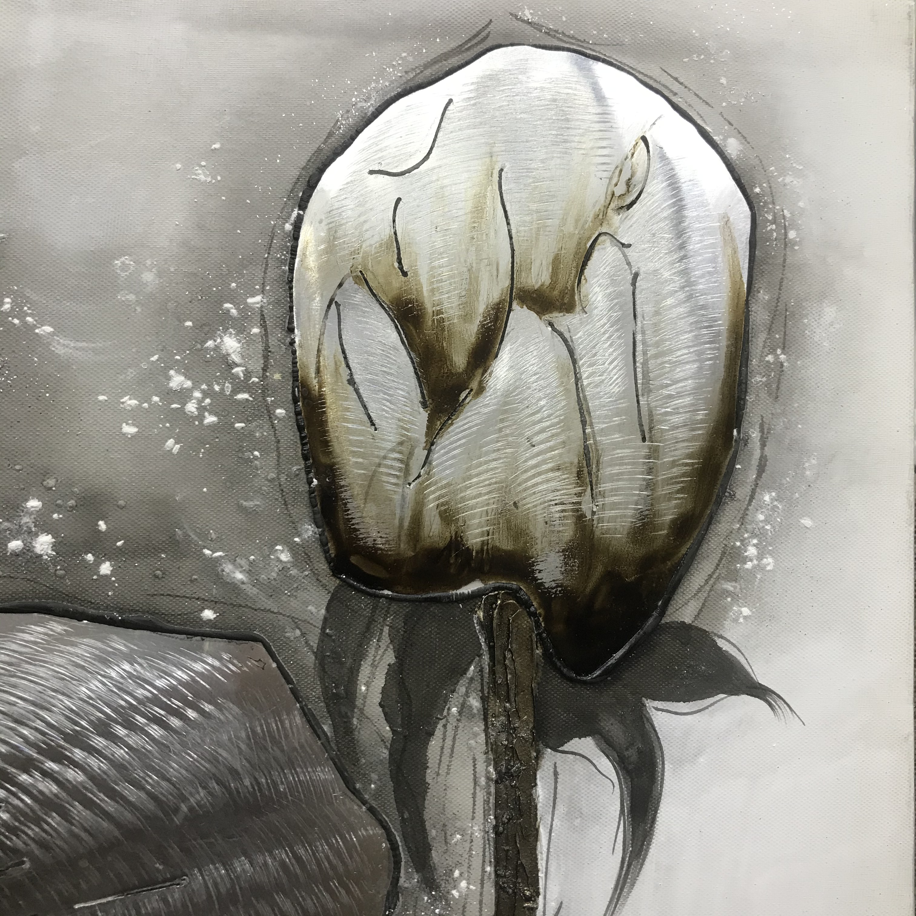 American Restaurant Aluminum Decorative Painting Northern Europe Porch Painting Modern Simple Dining Room Hanging Painting Light Luxury Oil Painting Electric Box Living Room Mural Specification drawing