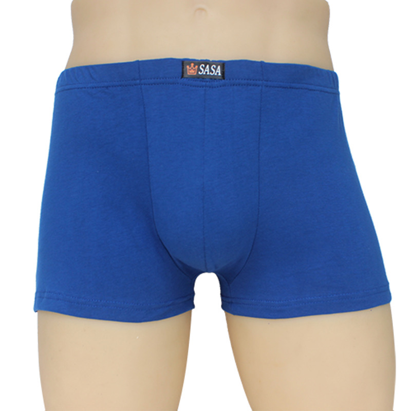 Briefs male cotton plain corner young student lettered panty middle waist loose pants thumbnail