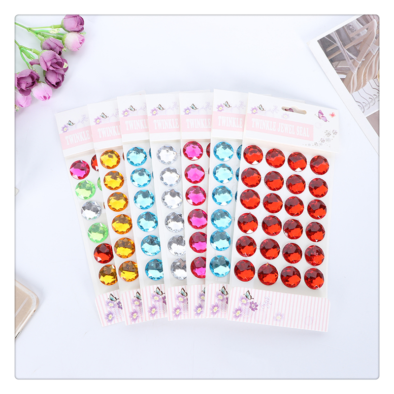 儿童DIY手工造型亚克力水晶贴装饰随意贴