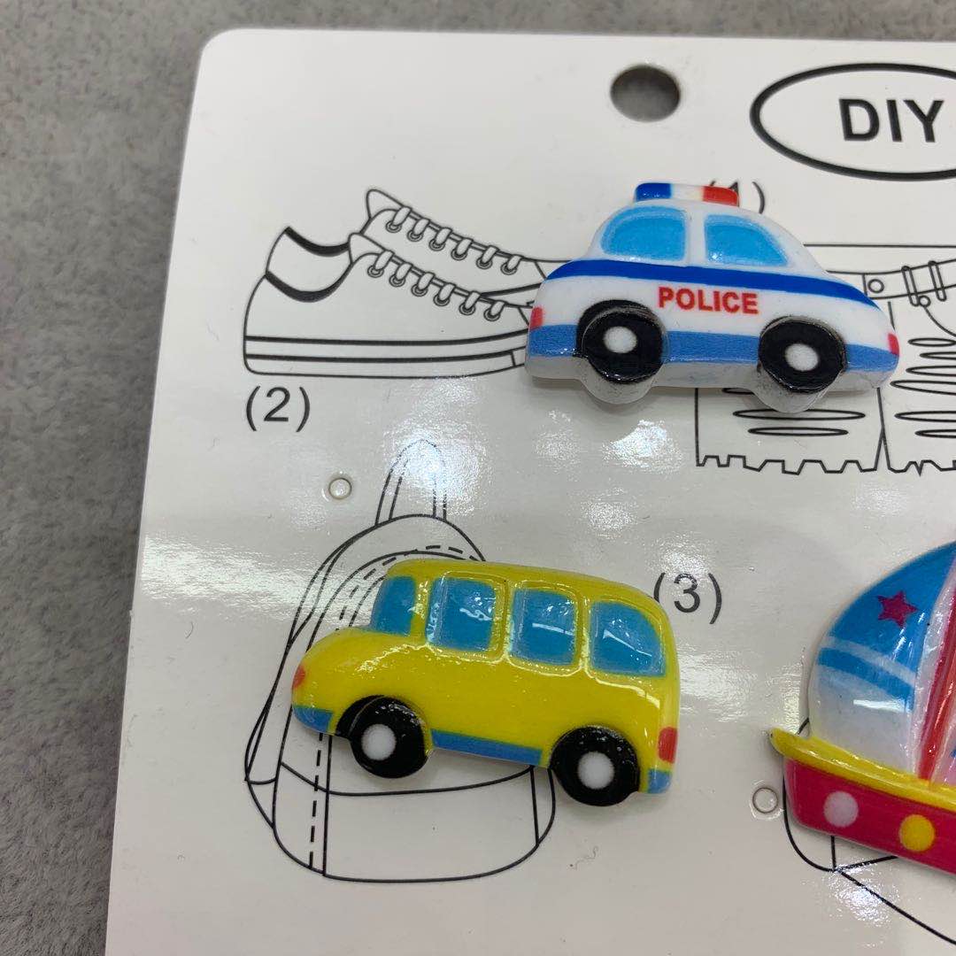 Cute transportation hairpins for children and girls, bright acrylic headbands details Picture