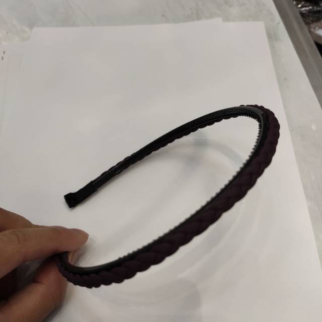 辫子发带女网红韩国发饰细款编织麻花辫头带产品图