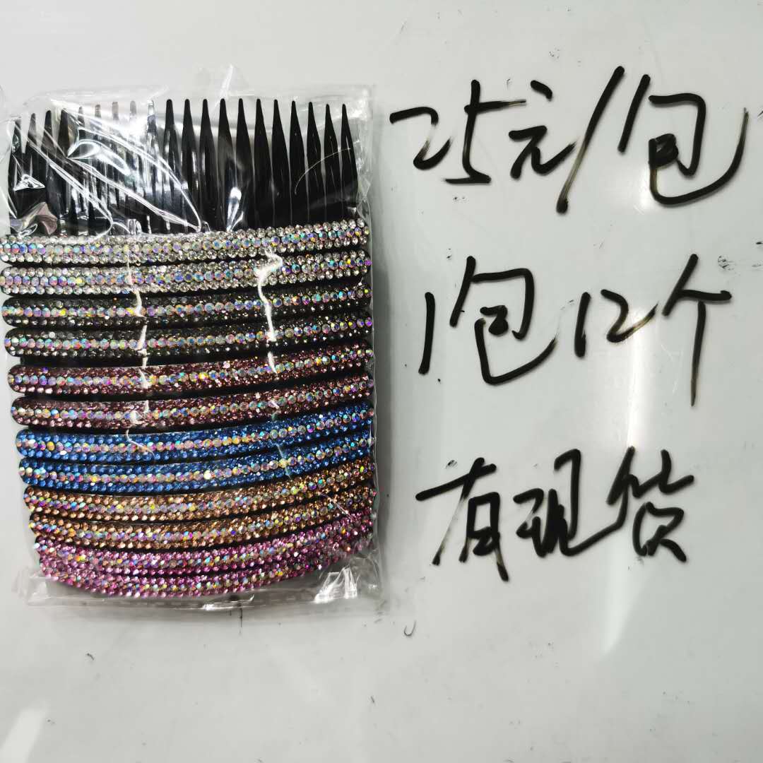 Fashion ladies everything new hair comb rhinestones new head buckle