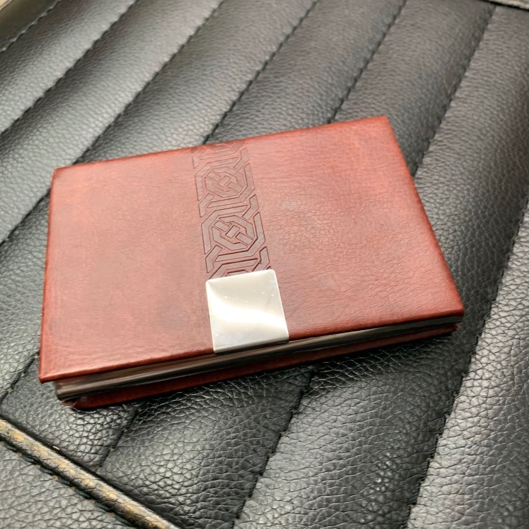Direct sales from the manufacturer of business card holders, imitation leather business card boxes and business office card boxes details Picture