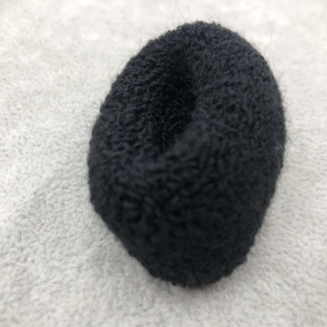 Korean style fashionable and elegant ladies' hair tie, towel band, hair band, rubber band, leather case, simple and seamless hair tie, black high-elasticity hair band, hair band, rubber band, headwear, towel band, adult beauty 01 Specification image