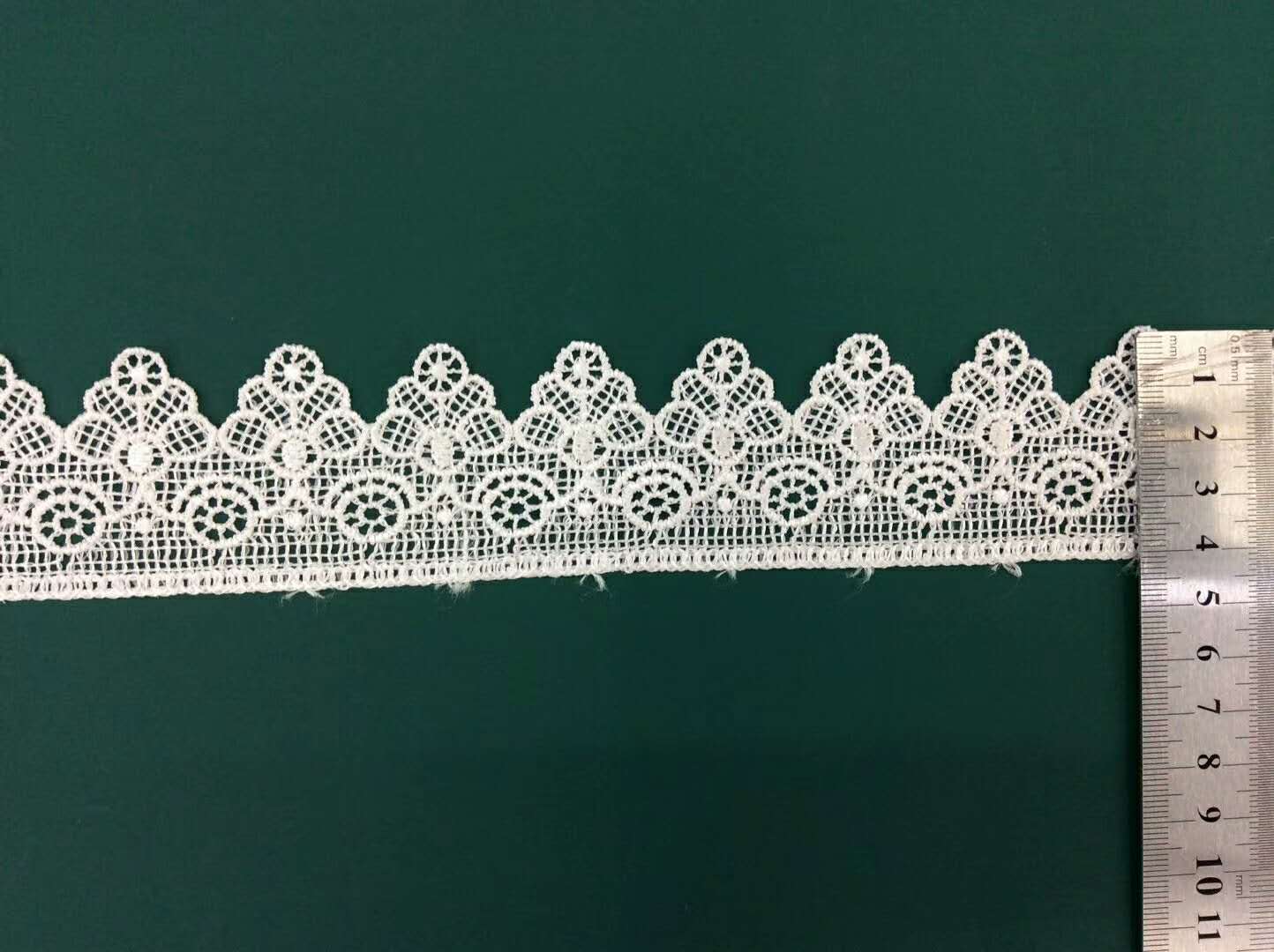 Guangdong lace, milk silk lace, water-soluble embroidery lace, various types of lace for clothing, curtains and home soft furnishings