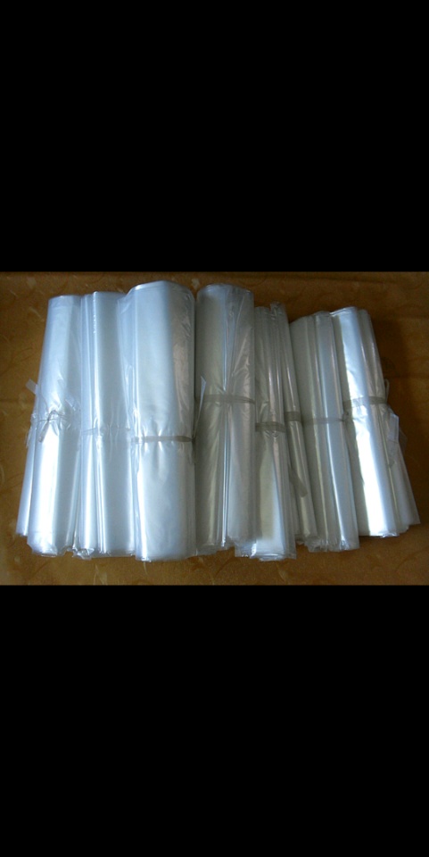 pe high-pressure flat-mouth plastic bags, transparent plastic bags, moisture-proof bags, food packaging bags, thickened film bags of various sizes, commercial Specification image