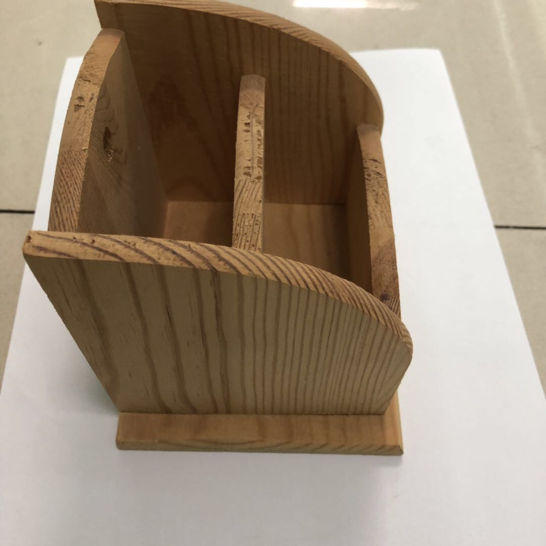 松木笔架收纳架杂物整理架细节图