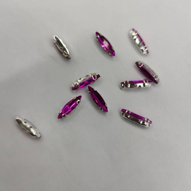 马眼魅惑紫色合金水钻服装辅料配件手缝玻璃贴水钻产品图