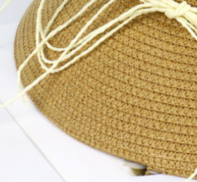 Sunblock Foldable Sun Hat Travel Beach Sun Hat Wholesale Summer New Ladies A Flower Straw Hat details Picture