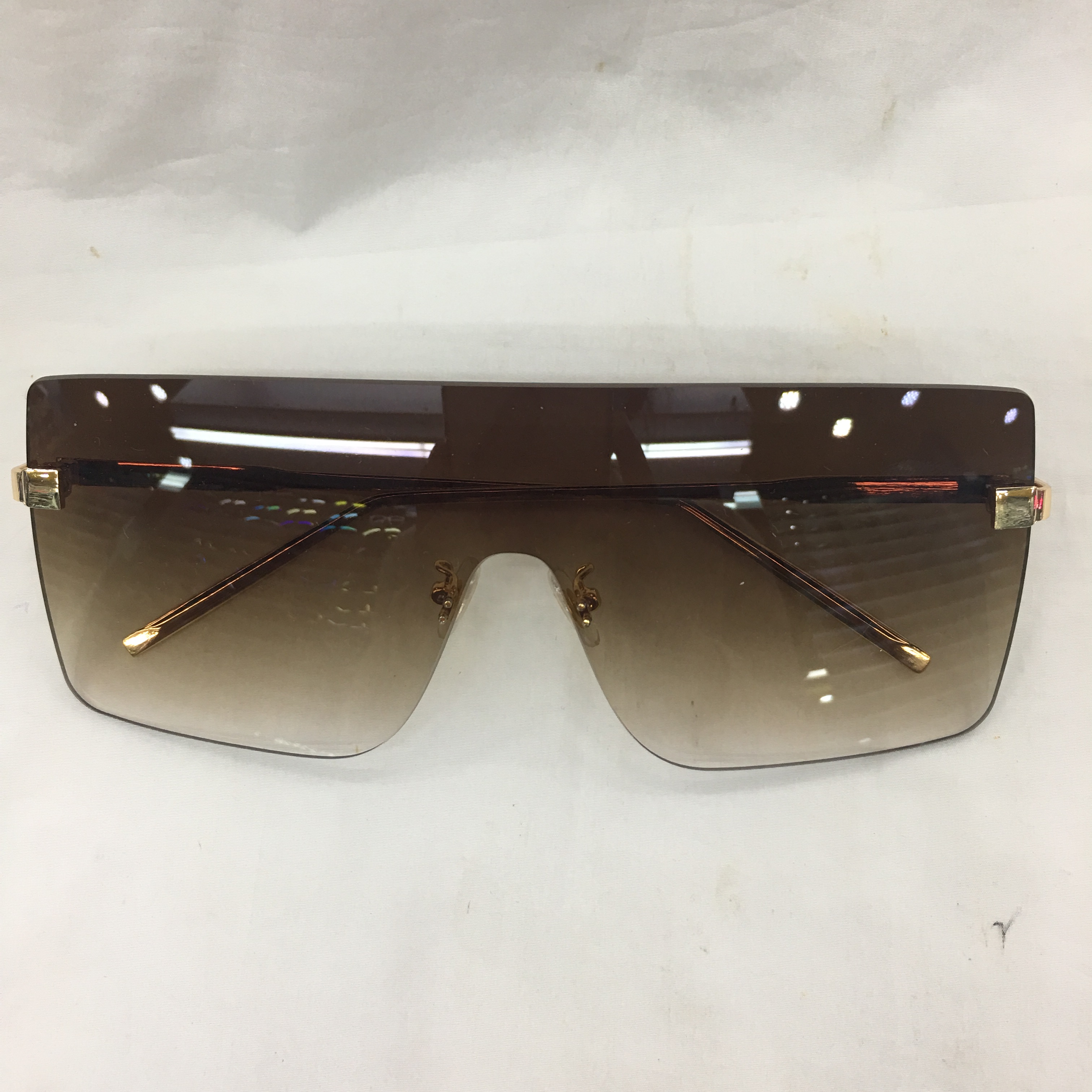 New trendy Korean-style UV protection sunglasses for ladies, fashionable round face eye protection glasses