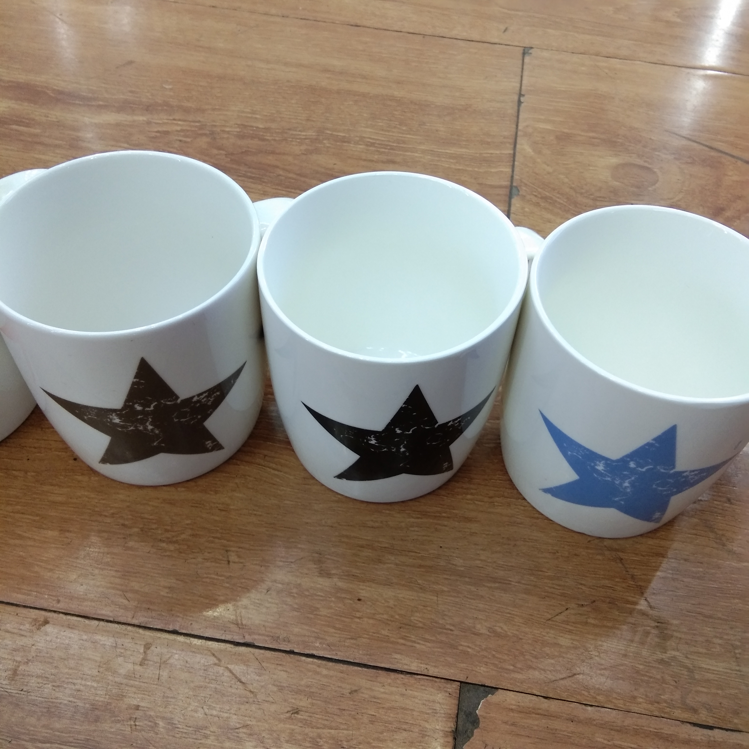 Ceramic five-pointed star cup creative mug Xingbi XB093 Specification image