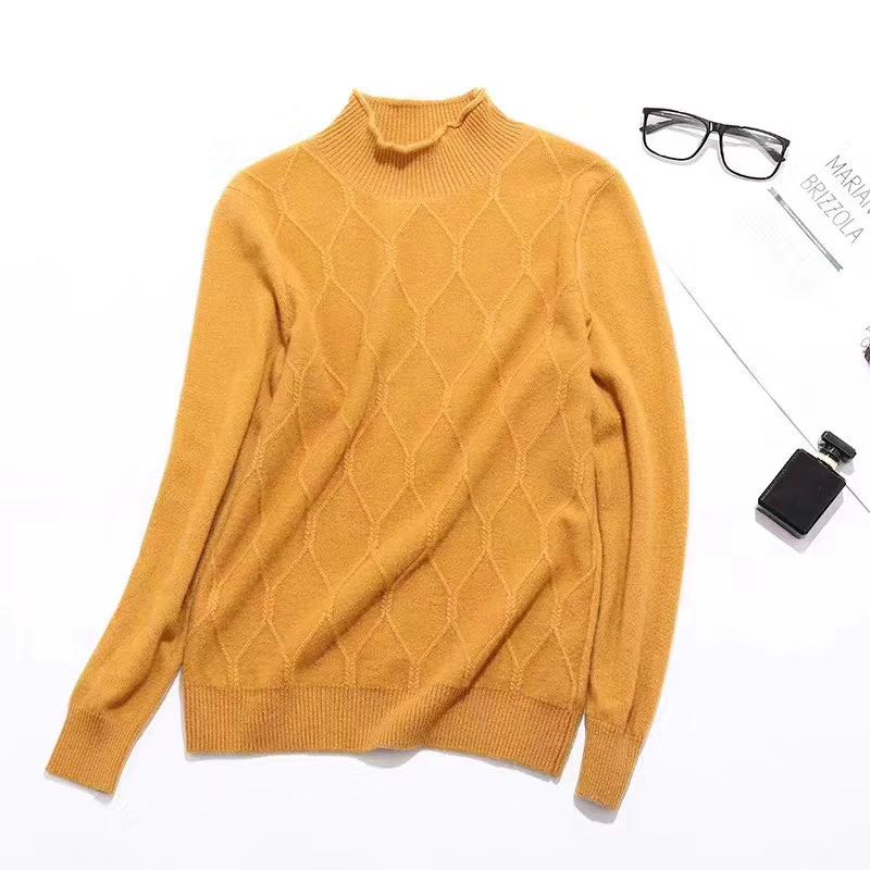 纯羊绒女款中领