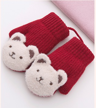 儿童手套冬季保暖针织五指全指小孩加厚幼儿男童女童