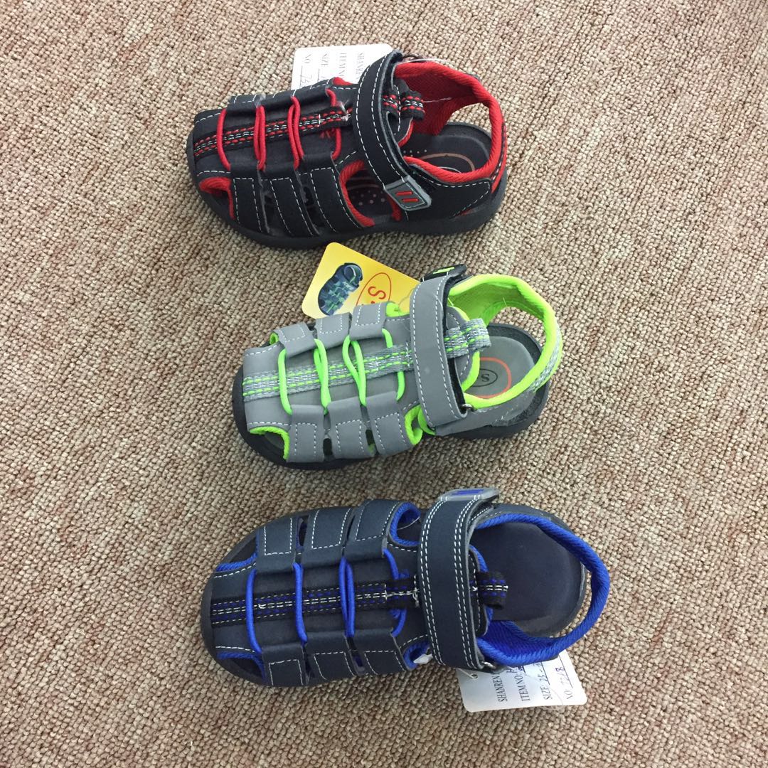 宝宝女童凉鞋皮夏季学步机能鞋幼儿男童包头婴儿鞋儿童