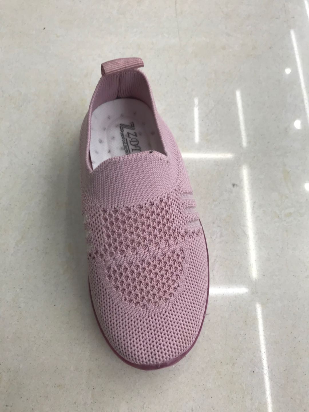 Spring 2020 New Fly-Knit Slip-On Sports Casual Children's Shoes Breathable Fashion details Picture