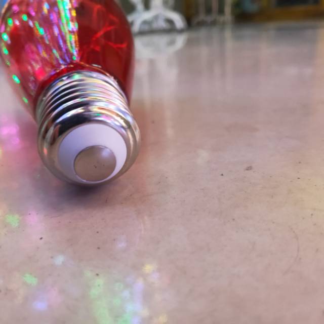 红色灯泡小螺口莲花灯泡供灯佛台香烛台电香炉拜佛长明灯产品图