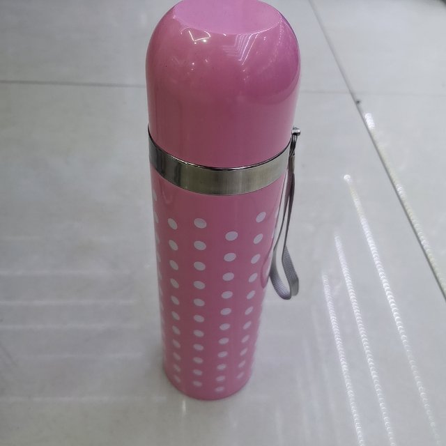 新款时尚简约不锈钢爱心保温水杯